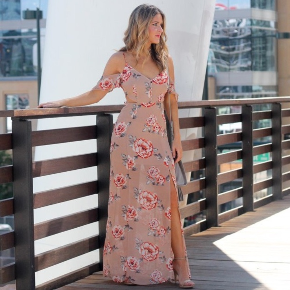 Forever 21 floral maxi dress
